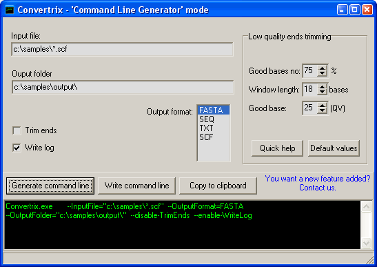 FORMAT COMMAND SWITCHES format command switches: