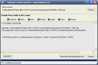 GBK to FASTA converter