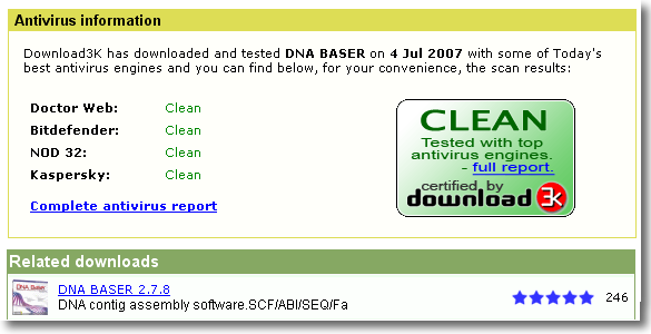 safe, no virus
